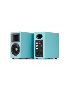   AIRPULSE A80 - Active Hi-Fi Speaker Pair featuring Ribbon Tweeter Digital and Analog inputs Hi-Res Audio Bluetooth 5.0 - matt blue