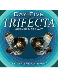   CAMPFIRE AUDIO TRIFECTA COSMIC GATEWAY - Limited Edition Triple Dynamic Driver In-ear Monitor Earphones with Pure Silver MMCX Cable