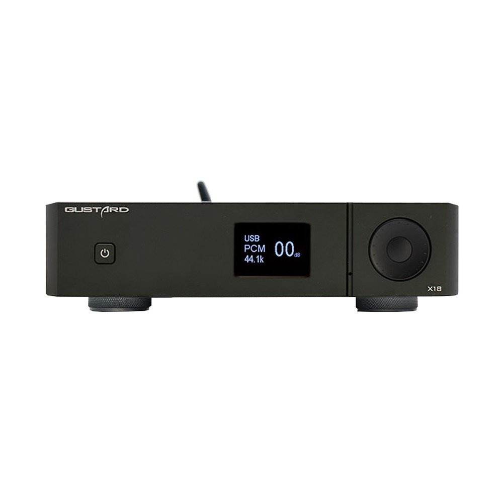 GUSTARD X18 - Premium Desktop MQA DAC with Bluetooth 5 Connectivity 32bit  768kHz DSD512 - Black