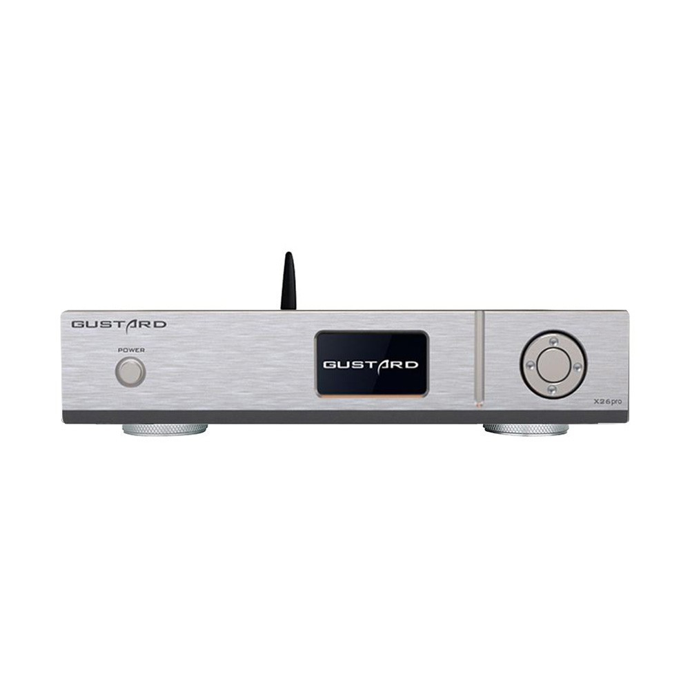 GUSTARD X26PRO - High-End Desktop MQA DAC with Bluetooth Connectivity  2xESS9038PRO 32bit 768KHz DSD512 - Silver