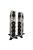 KII AUDIO THREE BXT SYSTEM - Ultra High-End Aktives Stereo- und Heimkinosystem mit Kii CONTROL - Eiszapfen-Titan-Metallic