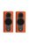 KII AUDIO THREE PAIR - High-End Active Loudspeaker Pair - Phoenix Orange Metallic