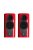 KII AUDIO THREE PAIR - High-End Active Loudspeaker Pair - Ferrari Rosso Corsa High Gloss