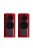 KII AUDIO THREE PAIR - High-End Active Loudspeaker Pair - Tempranillo Red Metallic