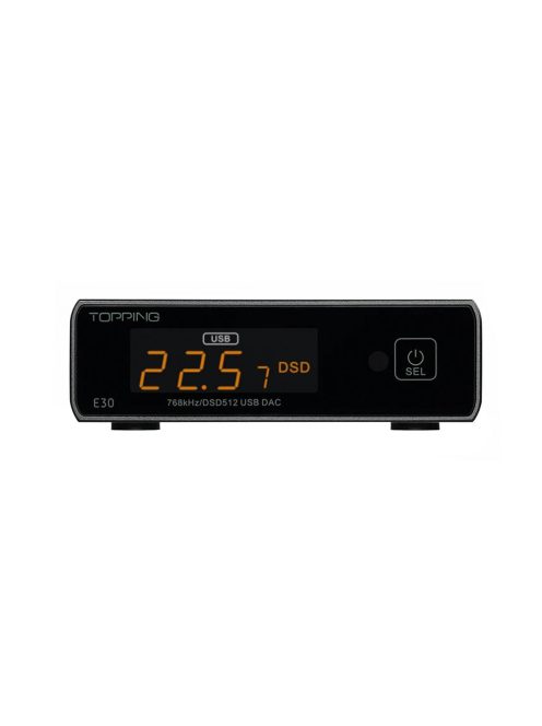 TOPPING E30 - Desktop DAC 32bit 768kHz DSD512 - Black - muzi