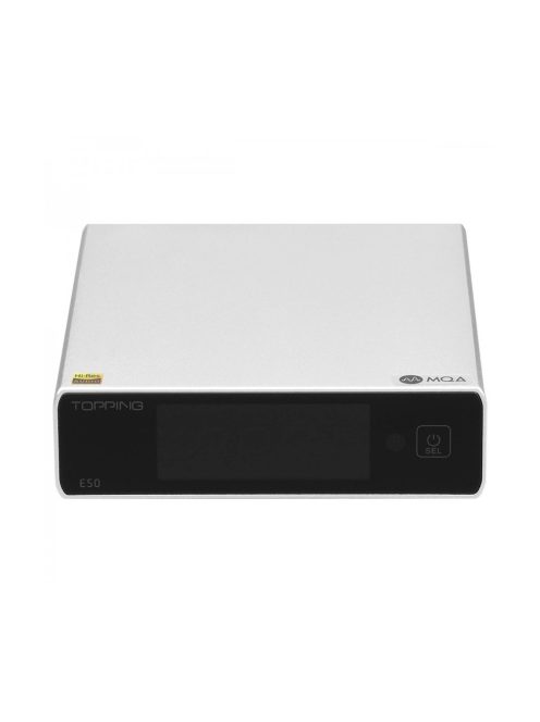 TOPPING E50 - Desktop MQA DAC 32bit 768kHz DSD512 - Silver