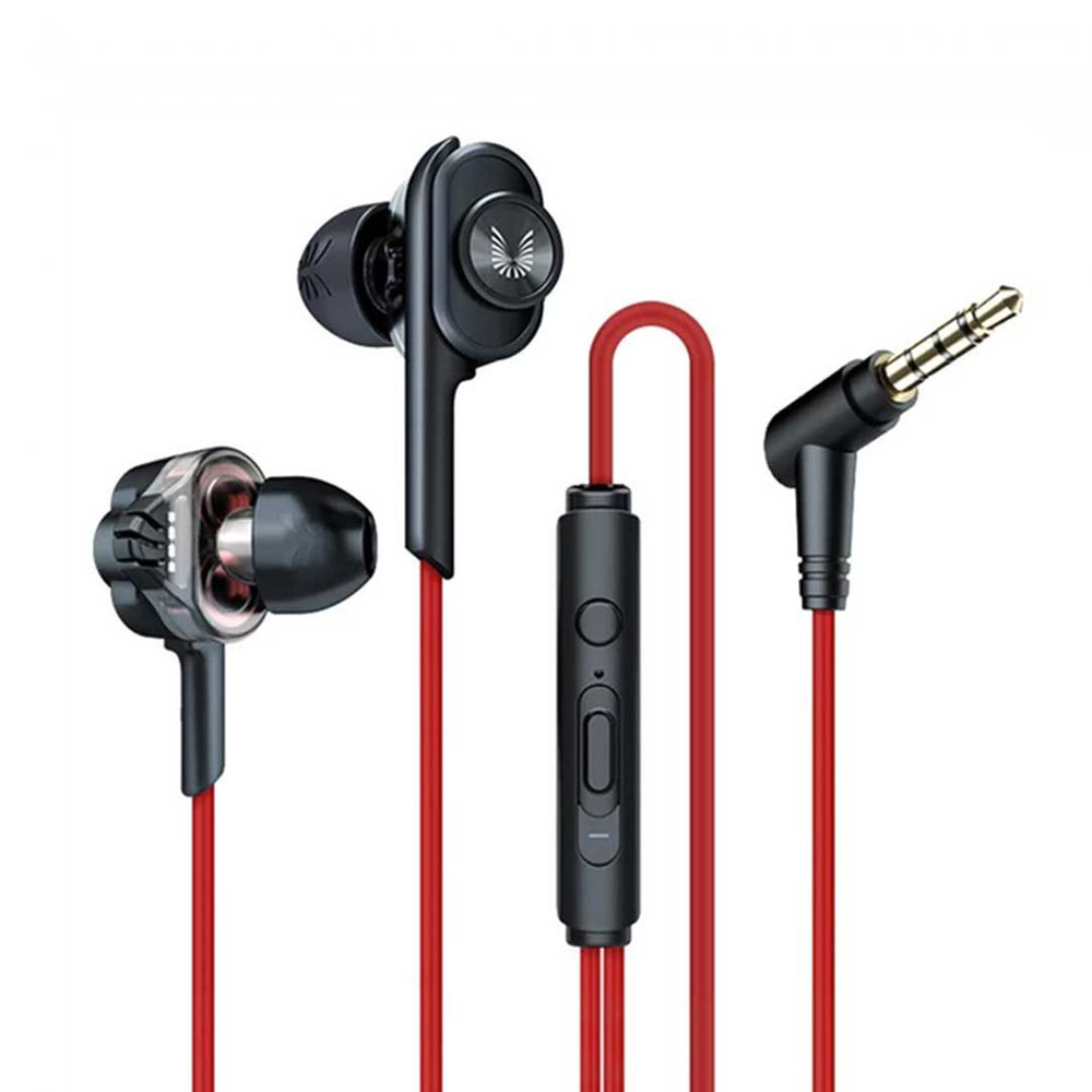 UIISII BA T6J Dual Dynamic Drive Hi Res Audio Earphone wit