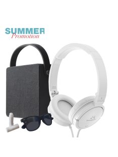   SoundMAGIC P22C White + Awei Y100 Speaker & Receiver Summer Kit